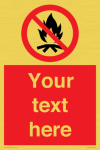 Custom prohibition No campfire